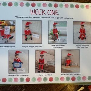 Elf on the Shelf Activity Set Assorted Scenes and Outfits